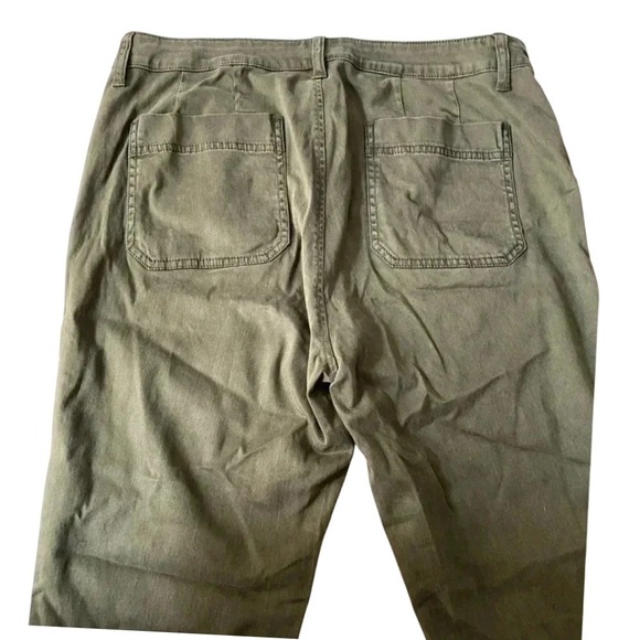 J Crew Cargo Olive Green Skinny Stretch Pants‎ Zippers size 32 - Picture 9 of 13